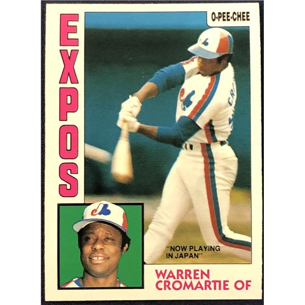 1984 O-PEE-CHEE WARREN CROMARTIE