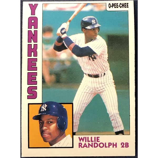 1984 O-PEE-CHEE WILLIE RANDOLPH