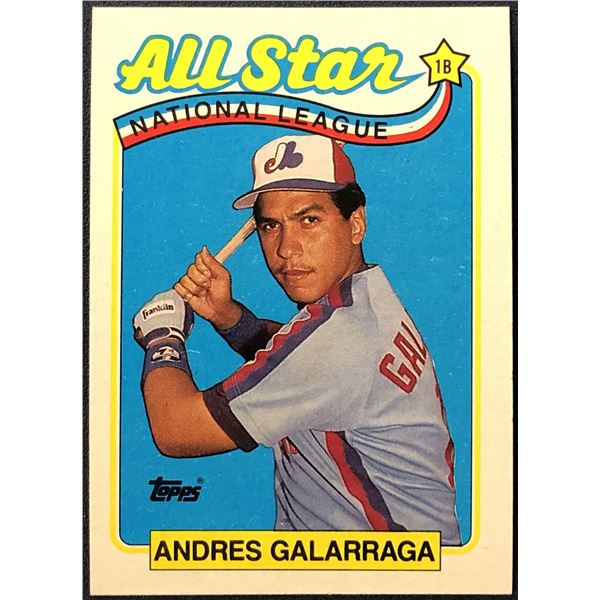 1989 TOPPS ANDRES GALARRAGA
