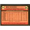 Image 2 : 1989 TOPPS PAT BORDERS ROOKIE CARD