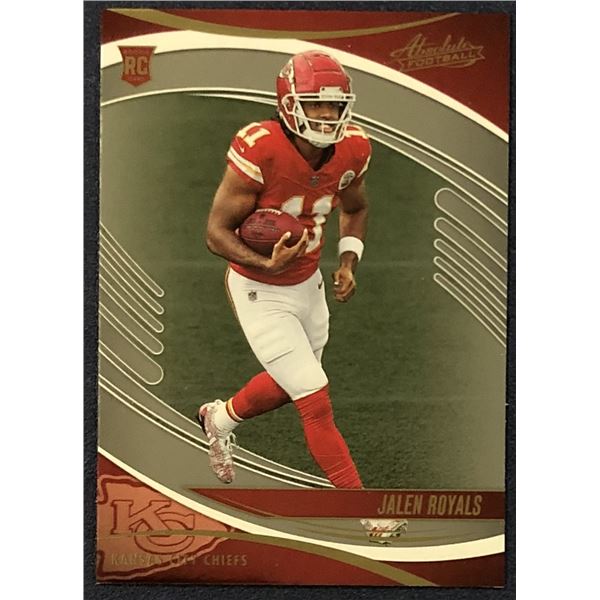 2025 ABSOLUTE FOOTBALL JALEN ROYALS ROOKIE CARD