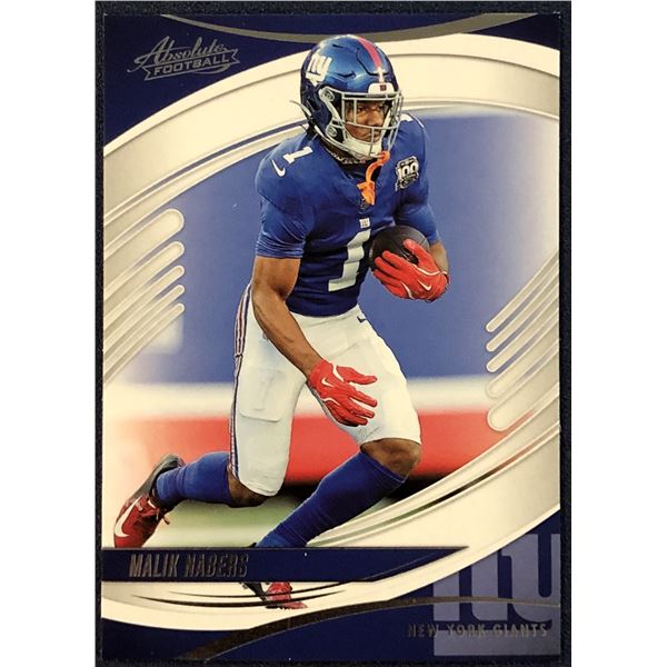 2025 ABSOLUTE FOOTBALL MALIK NABERS ROOKIE CARD