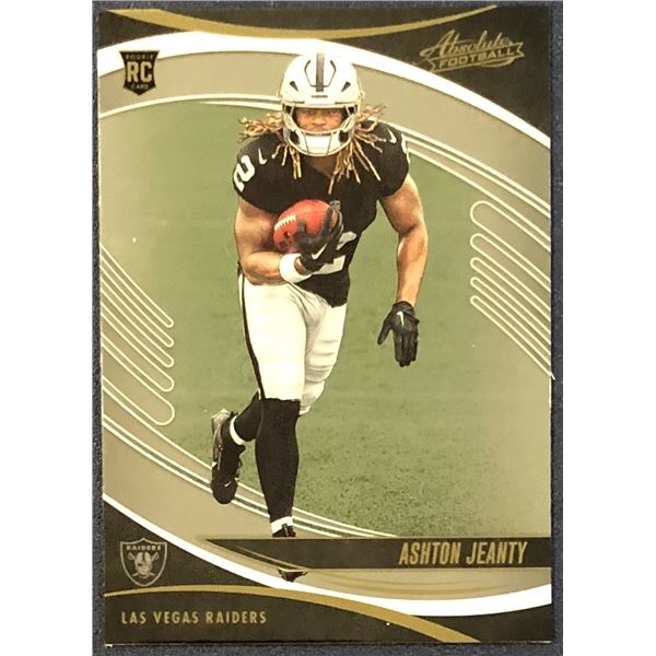 2025 ABSOLUTE FOOTBALL RC ASHTON JEANTY ROOKIE CARD