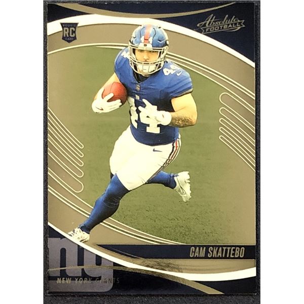 2025 ABSOLUTE FOOTBALL RC CAM SKATTEBO ROOKIE CARD