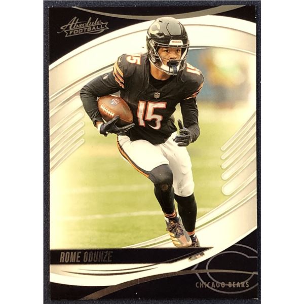 2025 ABSOLUTE FOOTBALL ROME ODUNZE ROOKIE CARD