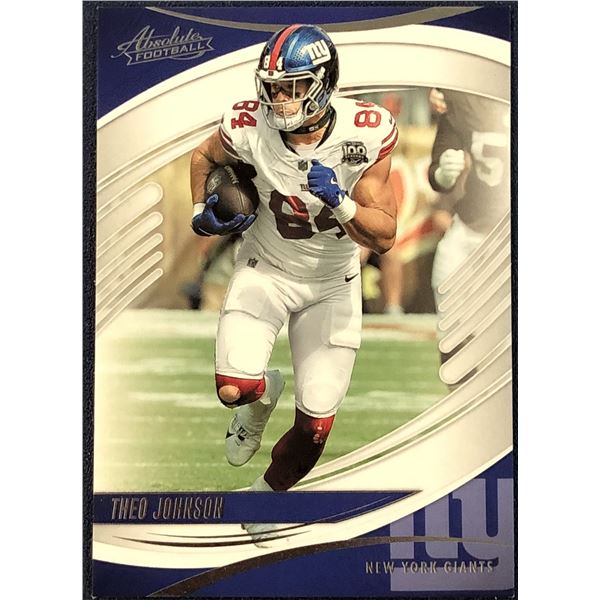 2025 ABSOLUTE FOOTBALL THEO JOHNSON ROOKIE CARD