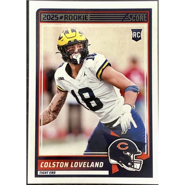 2025 PANINI SCORE COLSTON LOVELAND ROOKIE CARD
