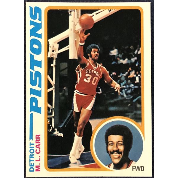 1978-79 TOPPS NBA BASKETBALL M.L. CARR