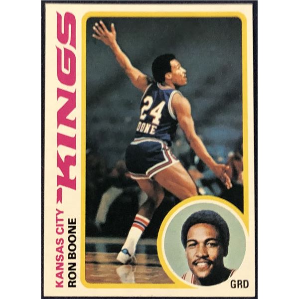 1978-79 TOPPS NBA BASKETBALL RON BOONE