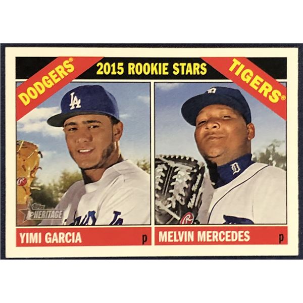 2015 TOPPS ARCHIVES YIMI GARCIA ROOKIE CARD