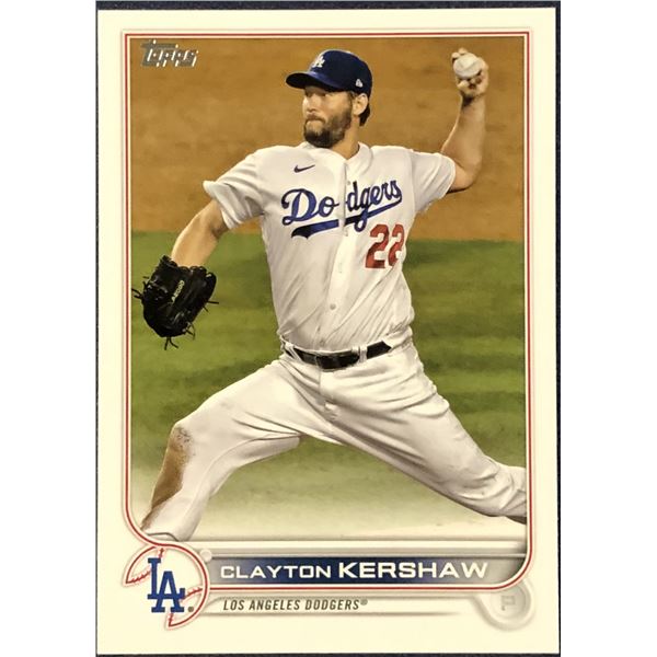2022 TOPPS CLAYTON KERSHAW