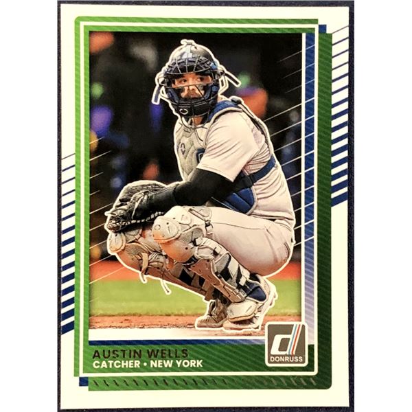 2025 DONRUSS BASEBALL AUSTIN WELLS ROOKIE CARD