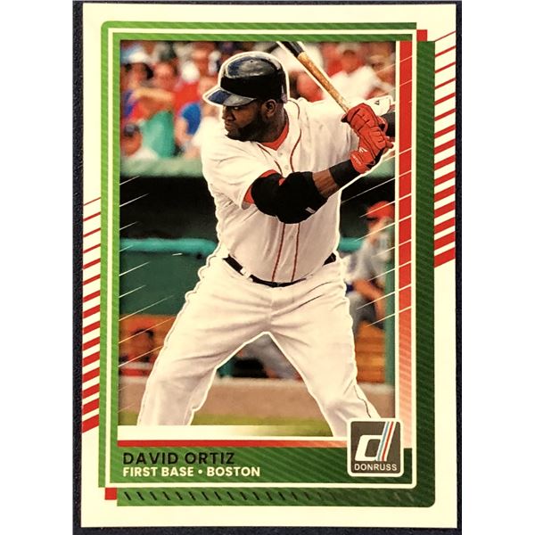 2025 DONRUSS BASEBALL DAVID ORTIZ (HOF)