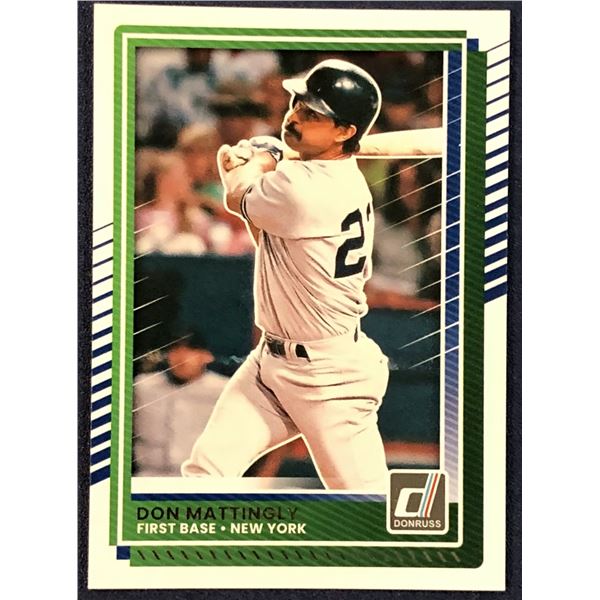 2025 DONRUSS BASEBALL DON MATTINGLY