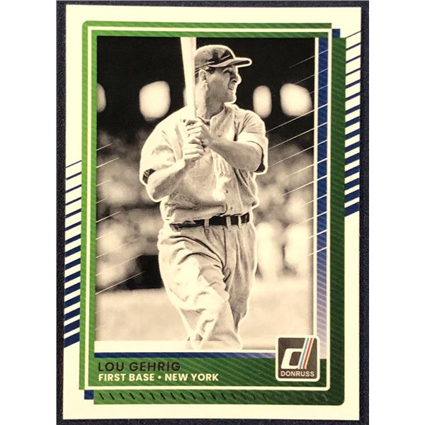 2025 DONRUSS BASEBALL LOU GEHRIG (HOF)