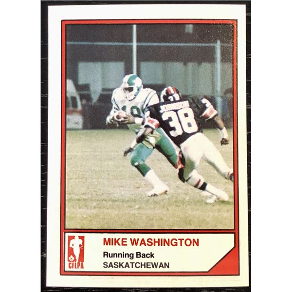 1984 JOGO CFL FOOTBALL MIKE WASHINGTON