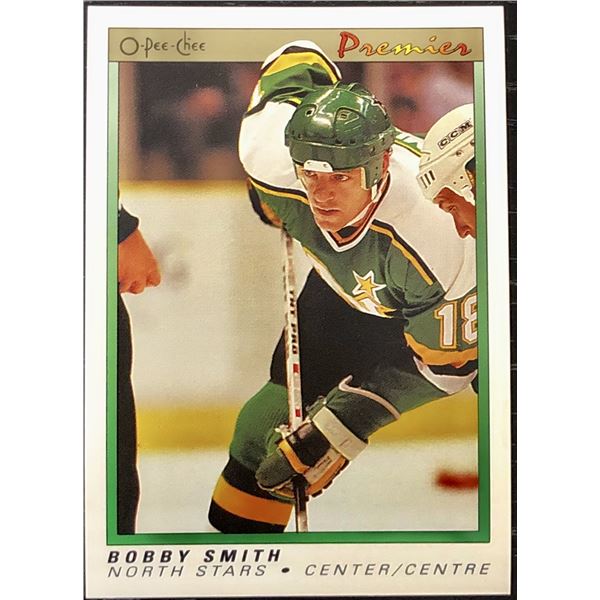 1990-91 O-PEE-CHEE PREMIER NHL BOBBY SMITH