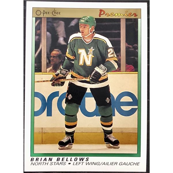1990-91 O-PEE-CHEE PREMIER NHL BRIAN BELLOWS