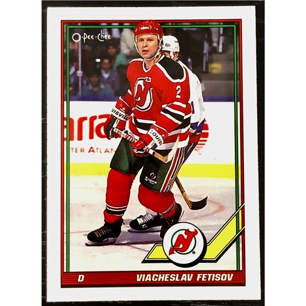 1991-92 O-PEE-CHEE SLAVA FETISOV (HOF)