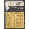Image 2 : 1973 TOPPS TOMMY JOHN