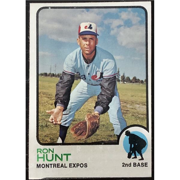 1973 TOPPS RON HUNT