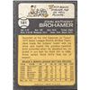 Image 2 : 1973 TOPPS JACK BROHAMER ROOKIE CARD