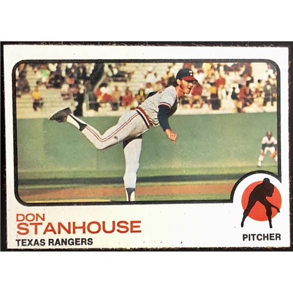 1973 TOPPS DON STANHOUSE ROOKIE CARD