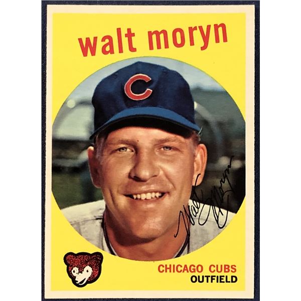 1959 TOPPS GREY BACKS WALT MORYN