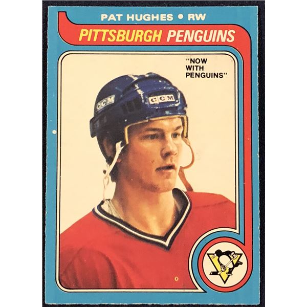 1979-80 O-PEE-CHEE PAT HUGHES ROOKIE CARD