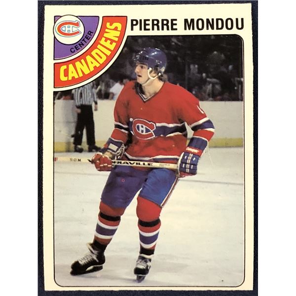 1978-79 O-PEE-CHEE PIERRE MONDOU ROOKIE CARD