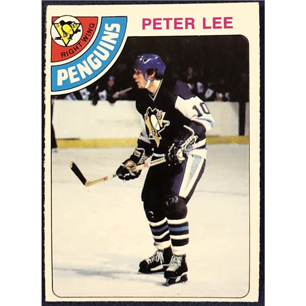 1978-79 O-PEE-CHEE PETER LEE  ROOKIE CARD