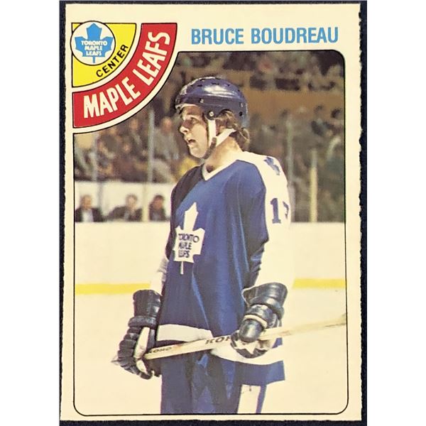 1978-79 O-PEE-CHEE BRUCE BOUDREAU ROOKIE CARD
