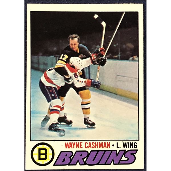 1977-78 TOPPS NHL WAYNE CASHMAN