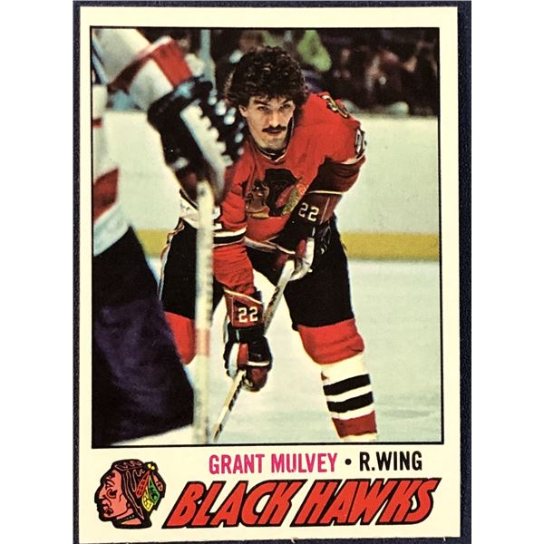 1977-78 TOPPS NHL GRANT MULVEY