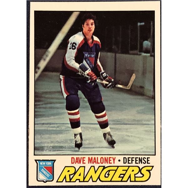 1977-78 TOPPS NHL DAVE MALONEY