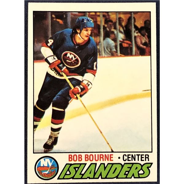 1977-78 TOPPS NHL BOB BOURNE