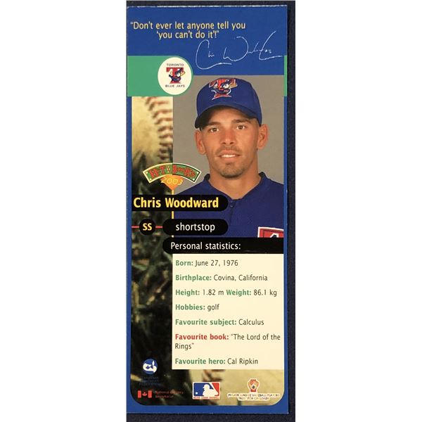 2003 TORONTO BLUE JAYS HIT THE BOOKS BOOKMARK - SHANNON STEWART