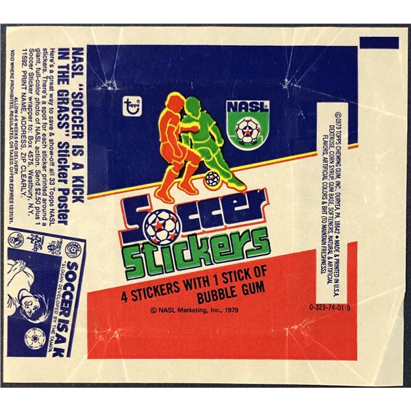 1979 TOPPS NASL SOCCER WRAPPER