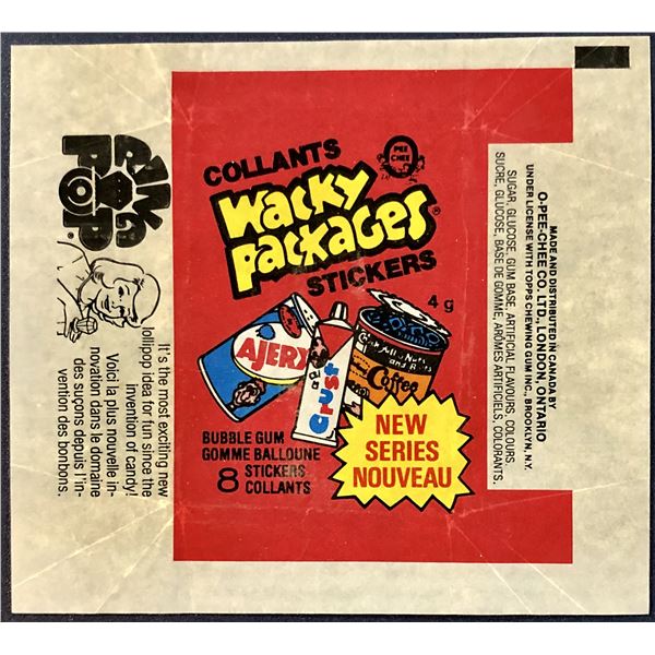 1979 O-PEE-CHEE WACKY PACKAGES WRAPPER