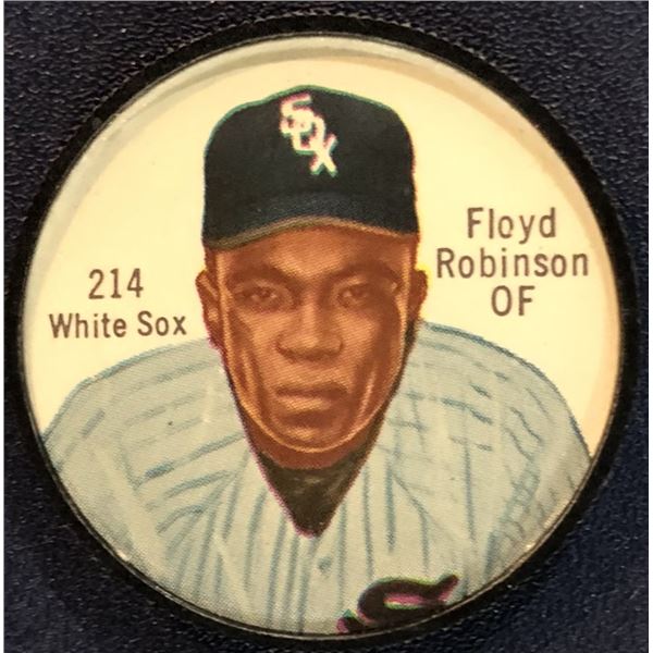 1962 CANADIAN SHIRIFF POTATO CHIPS BASEBALL COIN - FLOYD ROBINSON
