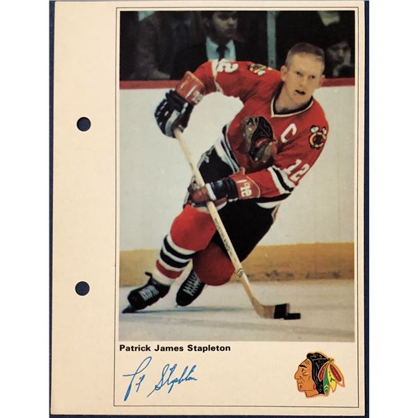 1971 TORONTO SUN NHL ACTION PLAYERS - PAT STAPLETON