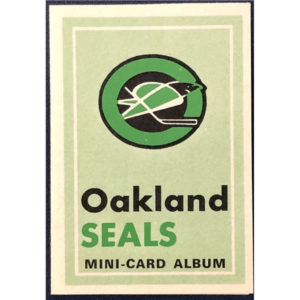 1969-70 O-PEE-CHEE HOCKEY MINI ALBUM - OAKLAND SEALS