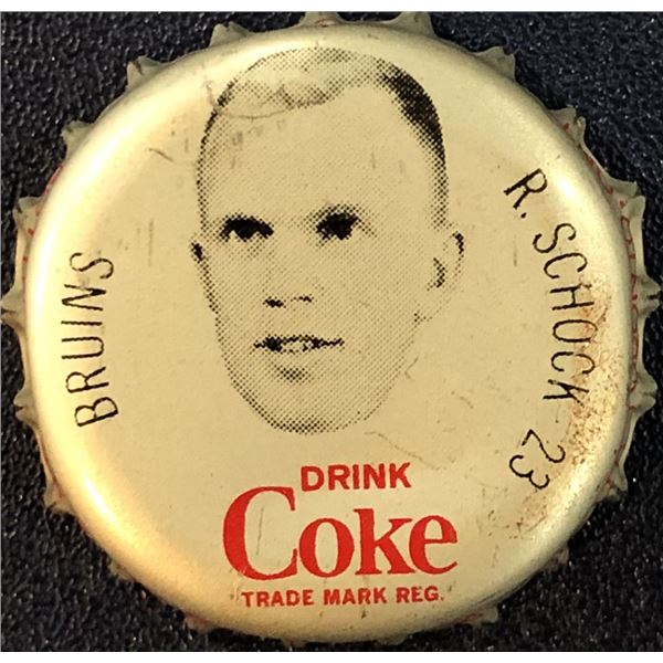 1964-65 COCA COLA NHL BOTTLE CAPS - RON SCHOCK