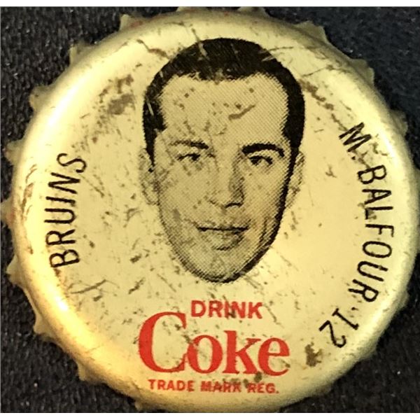1964-65 COCA COLA NHL BOTTLE CAPS - MURRAY BALFOUR