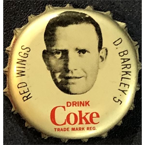 1964-65 COCA COLA NHL BOTTLE CAPS - DOUG BARKLEY