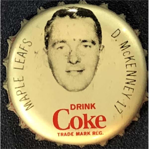 1964-65 COCA COLA NHL BOTTLE CAPS - DON McKENNEY