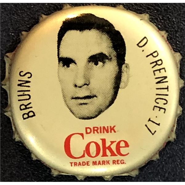 1964-65 COCA COLA NHL BOTTLE CAPS - DEAN PRENTICE
