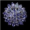 Image 1 : Natural Purple Tanzanite Ring
