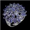 Image 2 : Natural Purple Tanzanite Ring