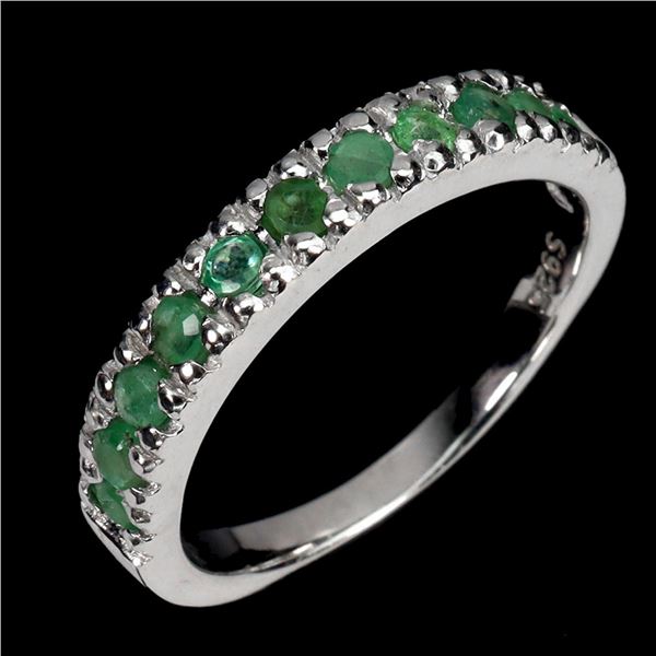 Natural Brazil Emerald Ring